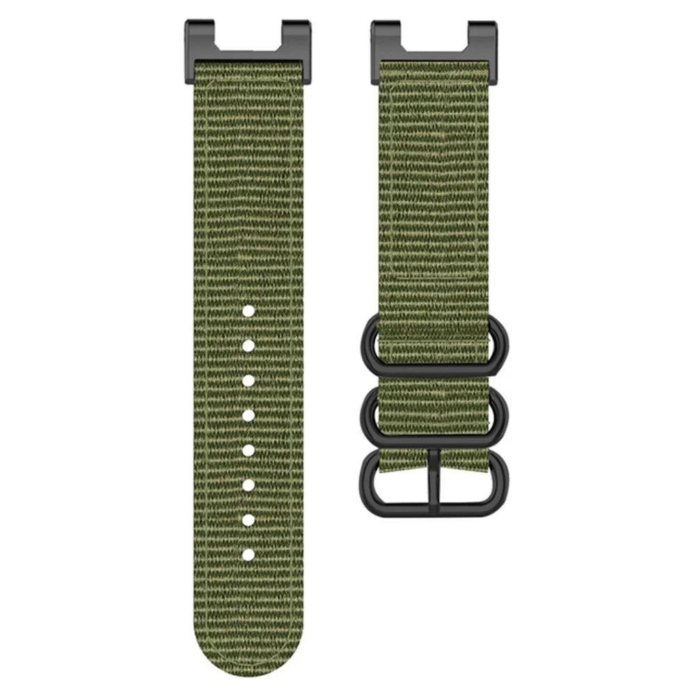 For Huami Amazfit T-Rex  /  T-Rex Pro  /  Ares Watch Strap with Buckle Nylon Watch Band Universal 22mm Quick Release Watchband - Green - 1