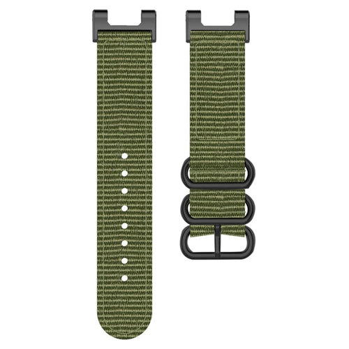 For Huami Amazfit T-Rex  /  T-Rex Pro  /  Ares Watch Strap with Buckle Nylon Watch Band Universal 22mm Quick Release Watchband - Green - 1