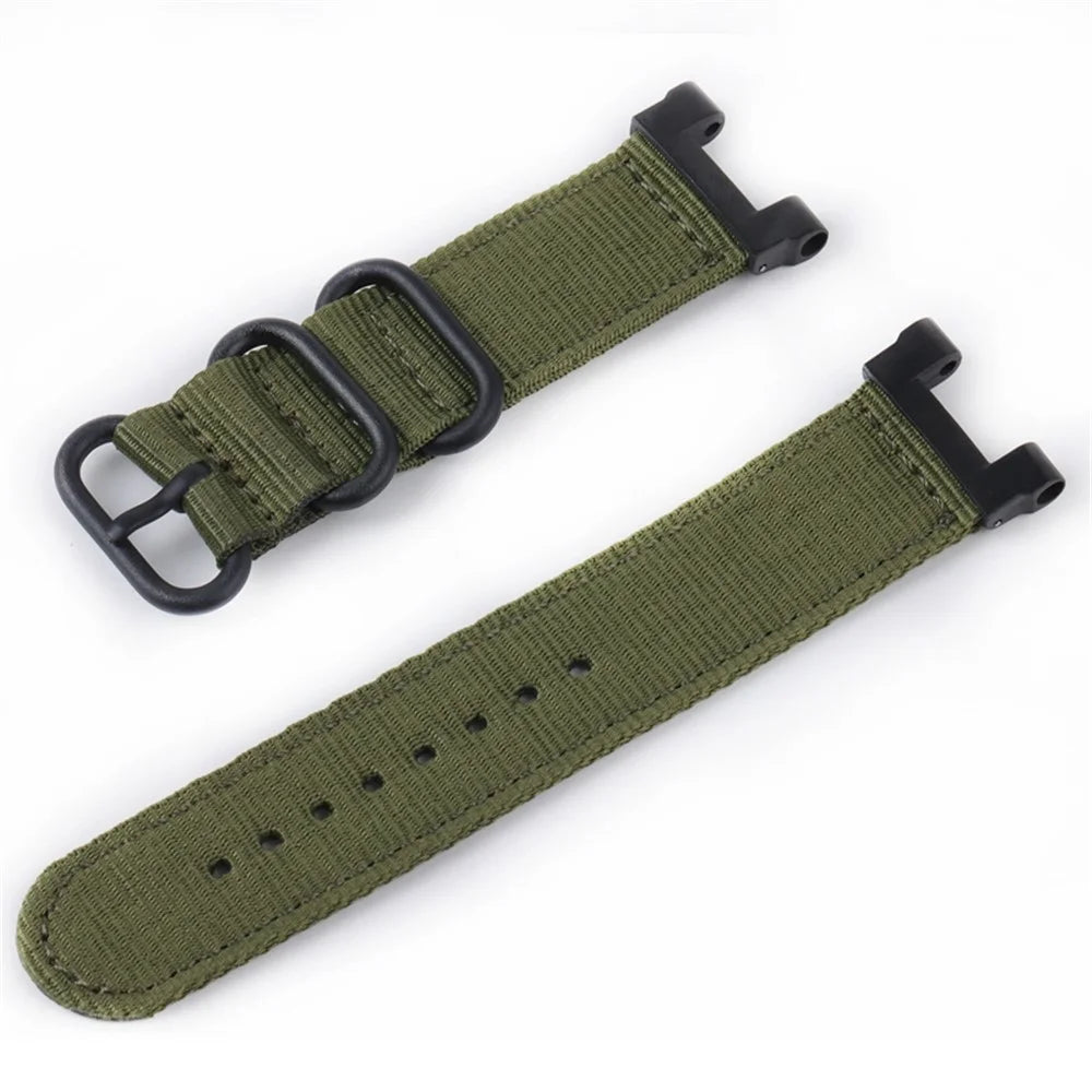 For Huami Amazfit T-Rex  /  T-Rex Pro  /  Ares Watch Strap with Buckle Nylon Watch Band Universal 22mm Quick Release Watchband - Green - 2