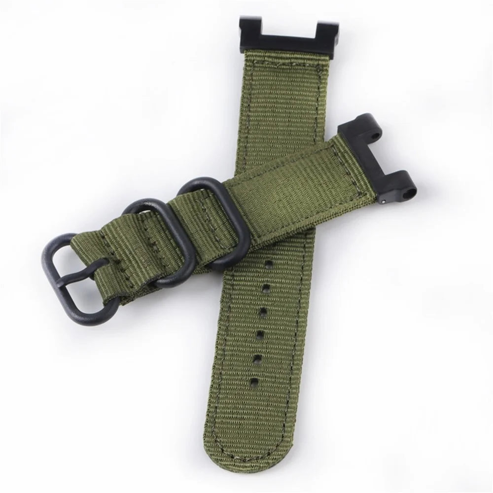 For Huami Amazfit T-Rex  /  T-Rex Pro  /  Ares Watch Strap with Buckle Nylon Watch Band Universal 22mm Quick Release Watchband - Green - 3