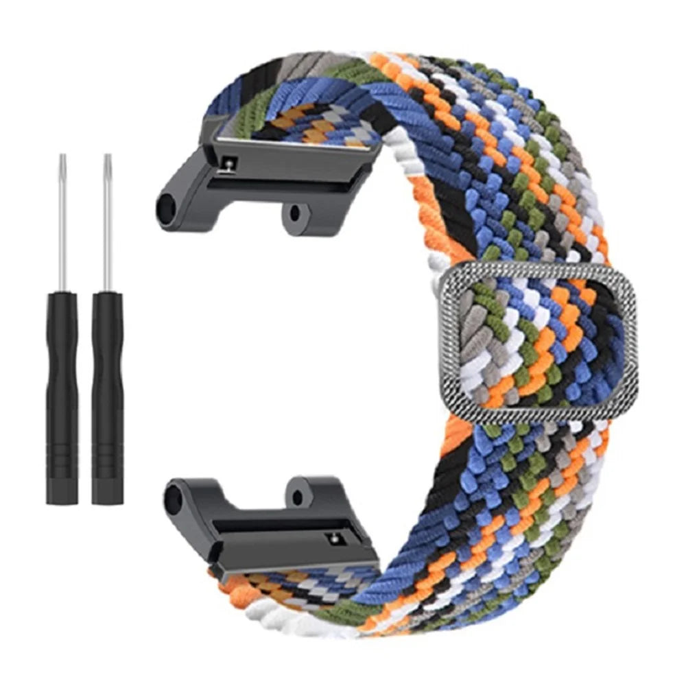 For Huami Amazfit T-Rex  /  T-Rex Pro  /  Ares Breathable Watch Strap Flexible Nylon Watch Band with Adjustable Buckle - Camo - 2