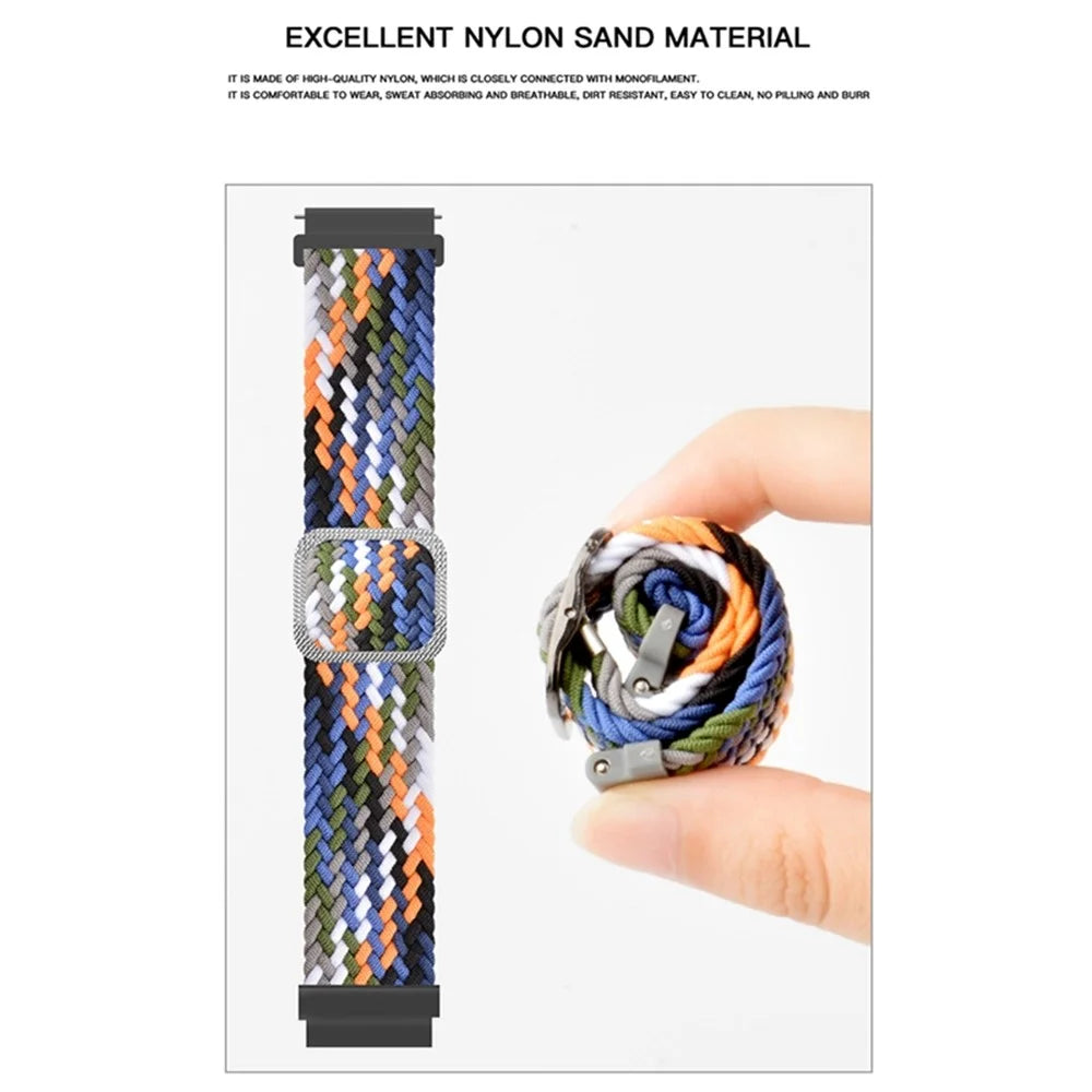 For Huami Amazfit T-Rex  /  T-Rex Pro  /  Ares Breathable Watch Strap Flexible Nylon Watch Band with Adjustable Buckle - Camo - 4