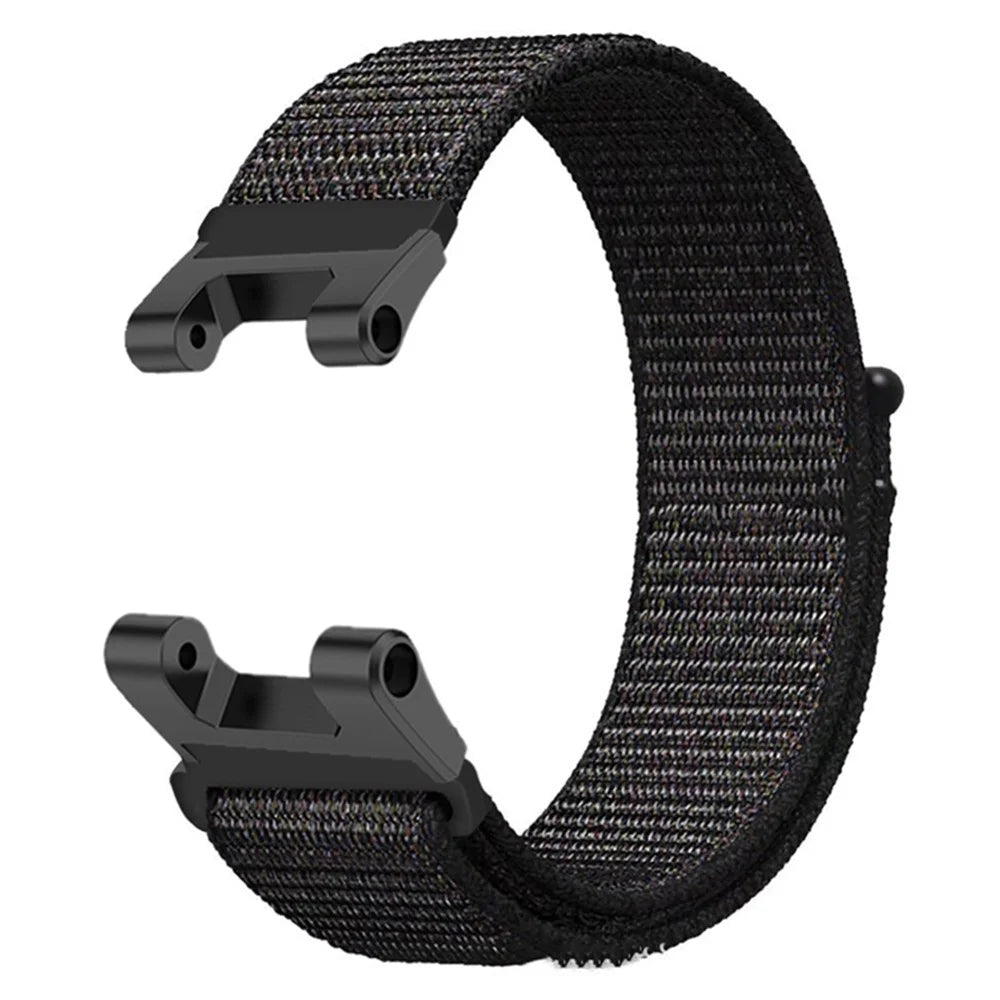 For Huami Amazfit T-Rex  /  T-Rex Pro  /  Ares Adjustable Watch Strap Flexible Nylon Bracelet Smart Watch Breathable Band for Women / Men - Black - 1