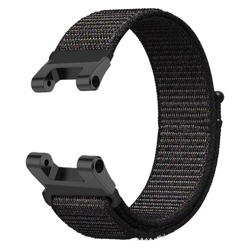 For Huami Amazfit T-Rex  /  T-Rex Pro  /  Ares Adjustable Watch Strap Flexible Nylon Bracelet Smart Watch Breathable Band for Women / Men - Black - 1
