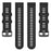 For Garmin Forerunner 955 Twill Design Soft TPU Adjustable Smart Watch Replacement Strap - Black - 5
