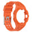For Samsung Galaxy Watch4 44mm Smart Watch Soft TPU Replacement Strap Integrated with Watch Case - Orange - 4
