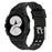 For Samsung Galaxy Watch4 40mm One-piece Soft TPU Smart Watch Replacement Wrist Strap with Watch Case - Black - 1