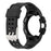 For Samsung Galaxy Watch4 40mm One-piece Soft TPU Smart Watch Replacement Wrist Strap with Watch Case - Black - 3