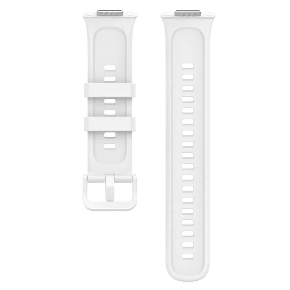 For Huawei Watch Fit 2 Strap Waterproof Silicone Watch Band - White - 5