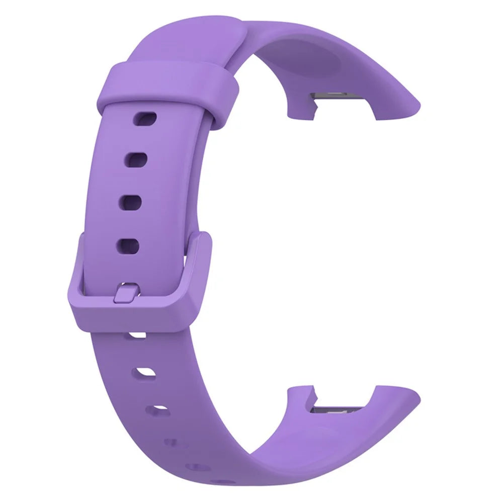 For Xiaomi Mi Band 7 Pro Solid Color TPU Watch Band Pin Buckle Adjustable Wrist Strap - Purple - 3