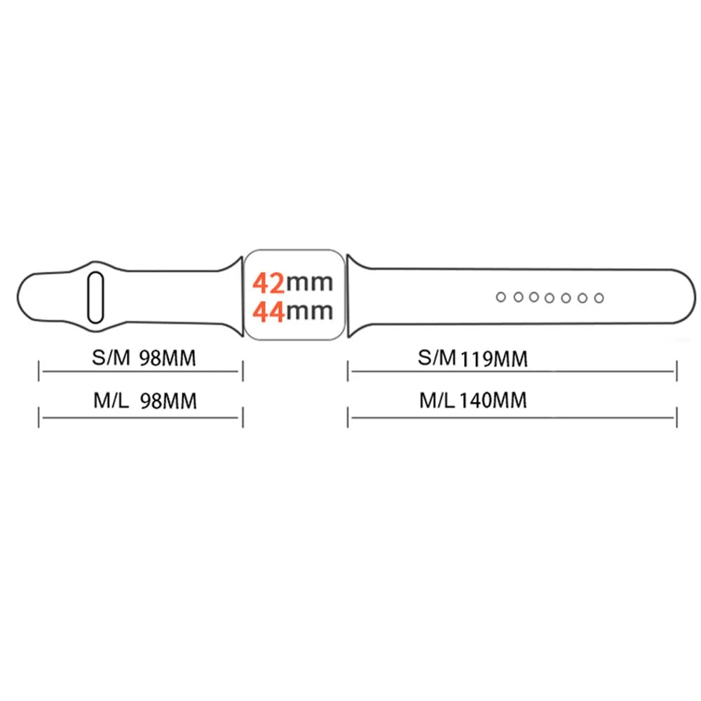 For Apple Watch Ultra 3 2 1 49mm / Series 11 10 46mm / 9 8 7 45mm / SE3 SE2 SE 6 5 4 44mm / 3 2 1 42mm Halloween Floral Watch Strap Silicone Watchband, Size: L - White Ghosts - 5