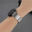 For Samsung Galaxy Watch 5 Pro / Amazfit Bip3 Pro, Universal Watch Band 20mm Magnetic Stainless Steel Quick Release Watch Strap - Silver - 3