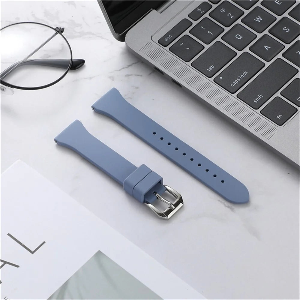 For Huawei Watch GT 3 Pro 46mm / Apex 46mm / Apex Pro Universal 22mm Replacement Strap Adjustable Silicone Wrist Band - Baby Blue - 3