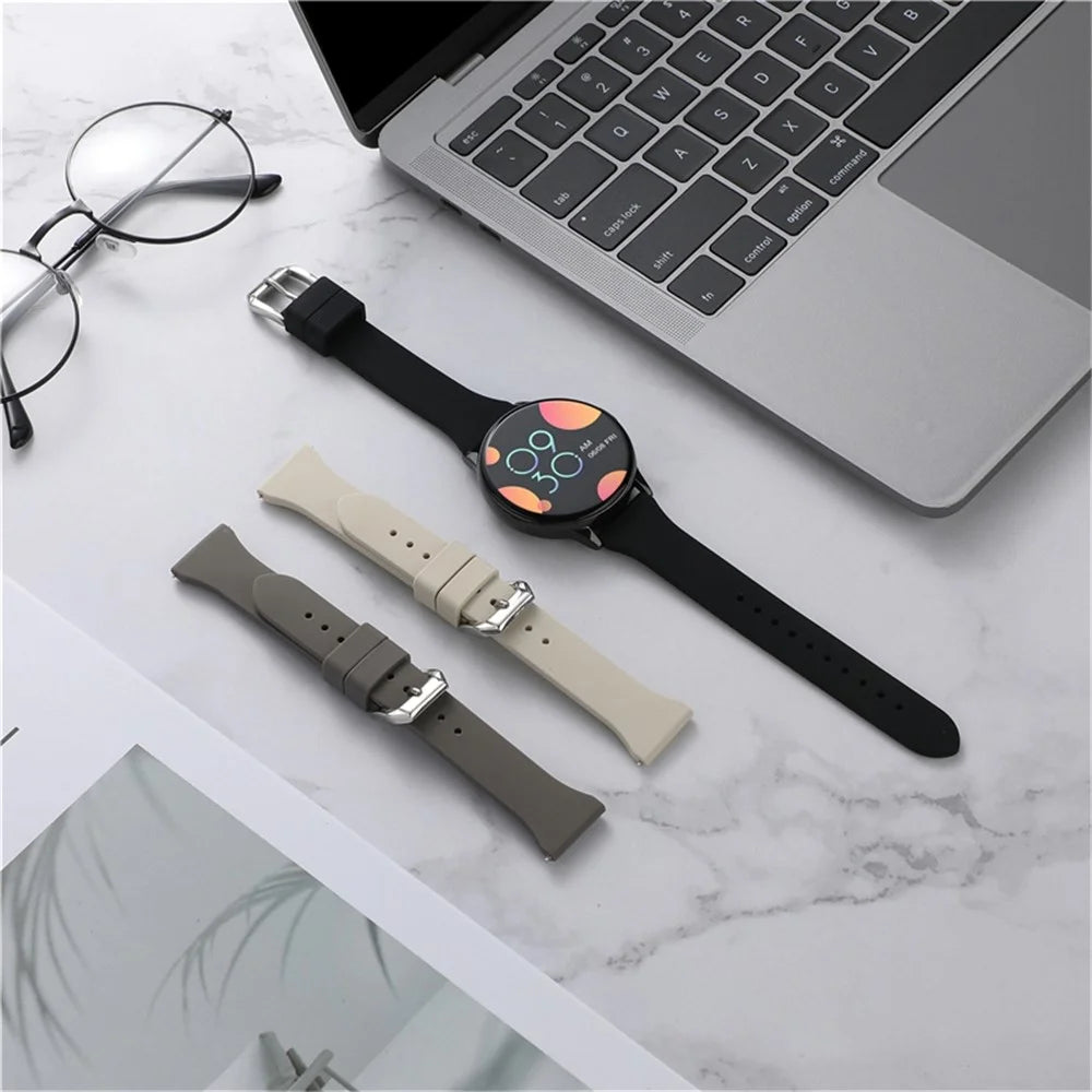 For Huawei Watch GT 3 Pro 46mm / Apex 46mm / Apex Pro Universal 22mm Replacement Strap Adjustable Silicone Wrist Band - Baby Blue - 7
