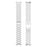 For Huami Amazfit T-Rex 2 Bands Stainless Steel Three Beads Watch Strap Replacement with Tool - Silver - 5