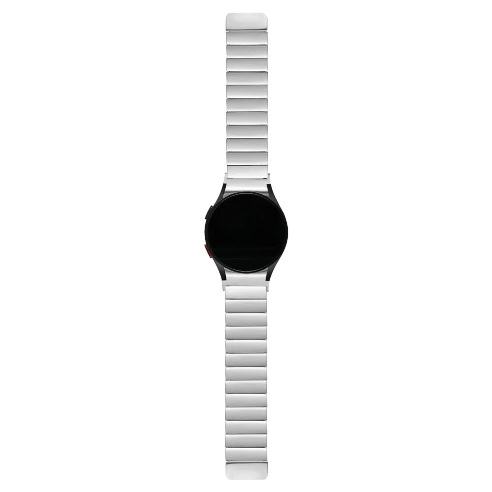 For Huawei Watch GT 3 Pro 46mm / Apex 46mm / Apex Pro, Replacement Watch Band Universal 22mm Magnetic Stainless Steel Watch Strap - Silver - 2