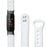 For Fitbit Luxe Soft Top Layer Cowhide Watch Strap Replacement Wrist Band with Double Rivet, Black Connector - White - 5