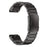 For Garmin Descent G1 / Fenix 7 / 6 Pro / 5 Plus Titanium Steel 3 Beads Smart Watch Band 22mm Universal Quick Release Replacement Strap - Black - 3