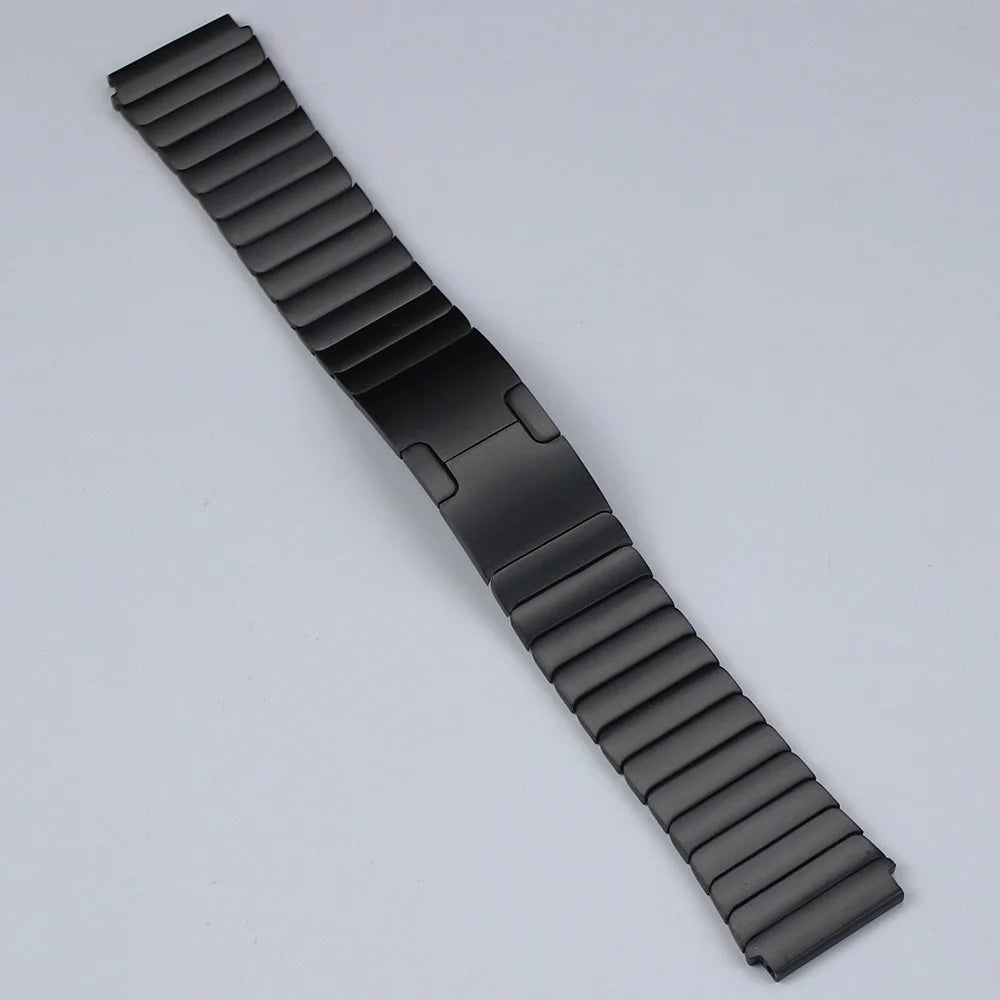 For Huawei Watch GT 2 46mm / Watch GT 3 Pro 46mm Titanium Steel 22mm Smart Watch Band Universal Quick Release Replacement Strap - Black - 4