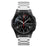For Garmin Forerunner 255S / Venu 2S Titanium Steel 3 Beads Smart Watch Band 18mm Universal Replacement Strap - Silver - 4