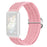 For Huawei Band 7 Braided Watch Band Replacement Wrist Strap with Adjustable Buckle - Pink - 1
