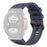 For Huami Amazfit T-Rex 2 Solid Color Soft Silicone Sports Smart Watch Band Replacement Wrist Strap - Dark Blue - 1