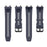 For Huami Amazfit T-Rex 2 Solid Color Soft Silicone Sports Smart Watch Band Replacement Wrist Strap - Dark Blue - 3