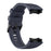 For Huami Amazfit T-Rex 2 Solid Color Soft Silicone Sports Smart Watch Band Replacement Wrist Strap - Dark Blue - 7