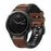 For Garmin Fenix 7X Quick Release Leather Coated Silicone Watch Band Replacement Wrist Strap 26mm - Brown - 2