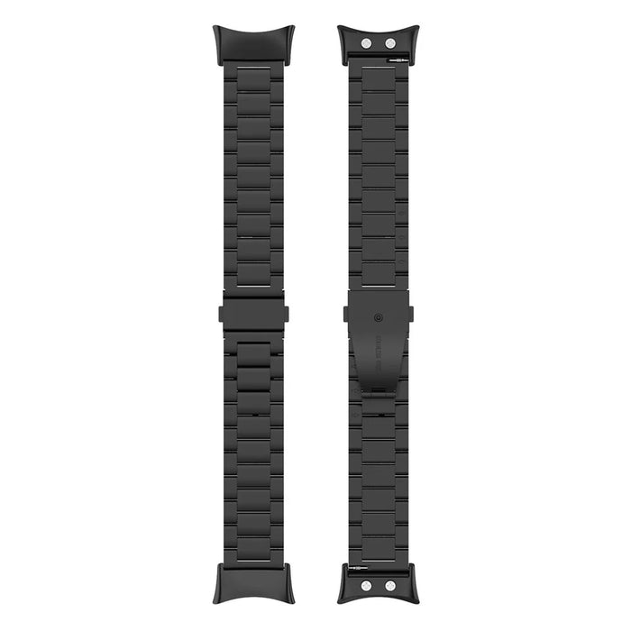 For Garmin Forerunner 45 / 45S  /  Swim 2 Quick Release Watch Strap Metal Watch Band Replacement Strap with Folding Clasp - Black - 3