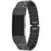 For Fitbit Charge 2 Full Rhinestone Decor Smart Watch Strap Replacement Metal Wrist Band - Black - 2
