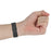 For Fitbit Versa 4 / Sense 2 Three Beads Smart Watch Band Folding Buckle Metal Wrist Strap Replacement - Black - 4