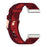 For Fitbit Versa 4 / Sense 2 Smart Watch Strap Pin Buckle Nylon Wrist Band Replacement - Red Stripe - 4