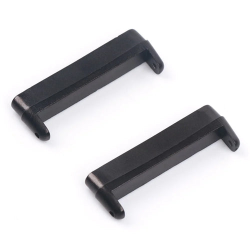1Pair For Fitbit Versa 4 / Sense 2 Metal Watch Strap Adapter Watch Band Connector Kit - Black - 1