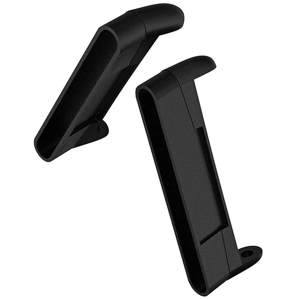 1Pair For Fitbit Versa 4 / Sense 2 Metal Watch Strap Adapter Watch Band Connector Kit - Black - 2