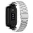 For Xiaomi Mi Band 7 Pro 3 Beads Stainless Steel Strap Replacement Wrist Band with Watch Case - Silver - 2