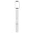 For Xiaomi Mi Band 7 Pro 3 Beads Stainless Steel Strap Replacement Wrist Band with Watch Case - Silver - 5