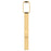 For Xiaomi Mi Band 7 Pro Stainless Steel Three Beads Wrist Strap Replacement Band with Watch Case - Gold - 5