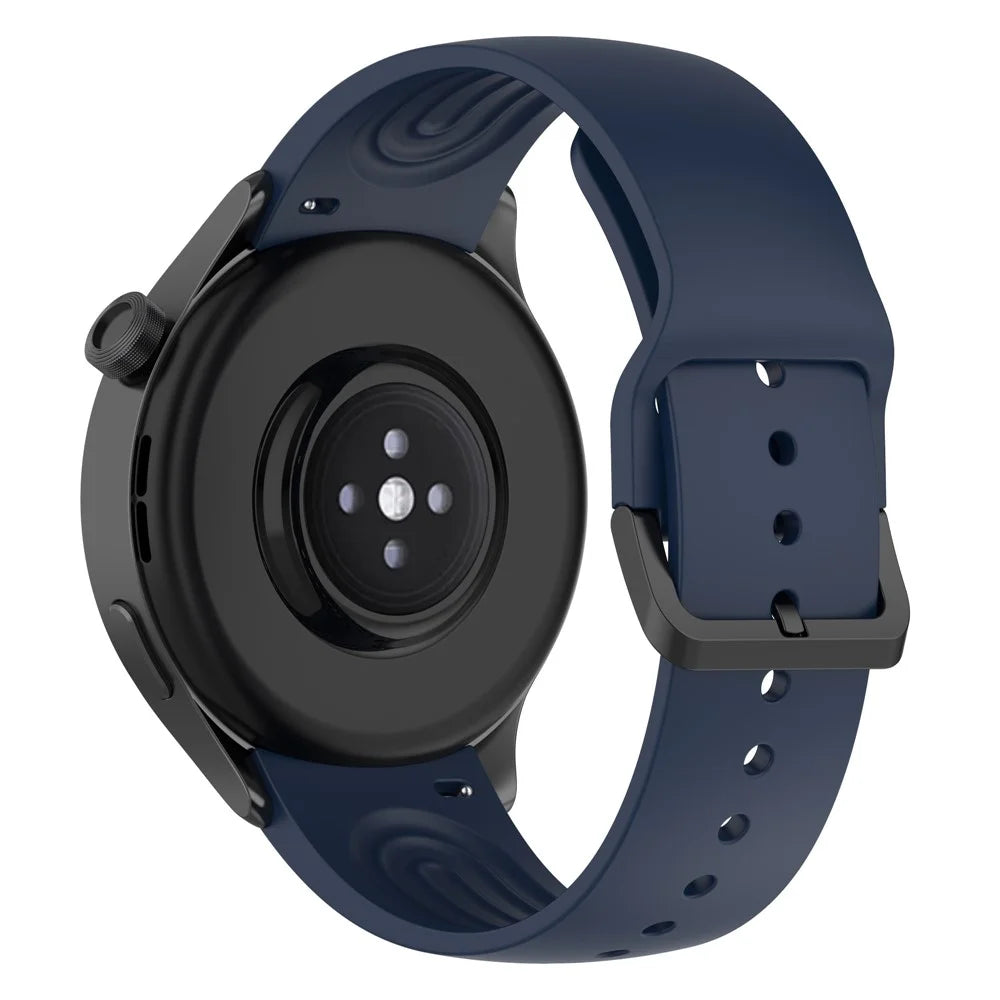 For Xiaomi Watch S1 Pro Silicone Watch Bands 22mm Quick Release Watch Strap Soft Replacement - Navy Blue - 2