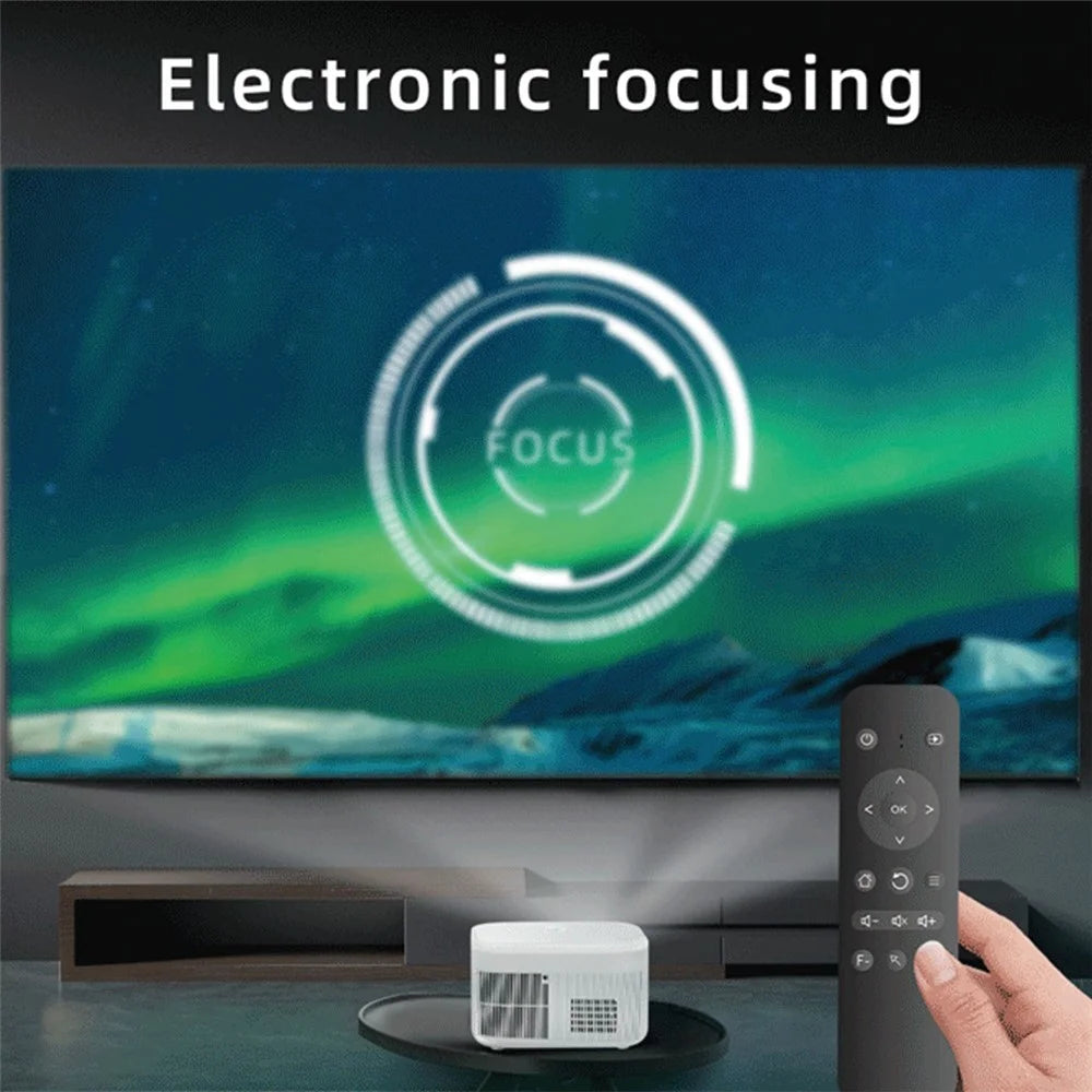 T40 Smart WiFi HD Projector Home Theater Portable Projector Built-in Bluetooth-compatible Speaker Support Android / IOS - US Plug - 5