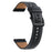 For Samsung Galaxy Watch3 41mm Replacement Genuine Leather Strap 20mm Universal Watch Band with Black Buckle - Black - 2
