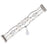 For Fitbit Versa 4 / Sense 2 Agate Beads Bracelet Band Jewelry Watch Strap Replacement - White - 1