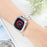 For Fitbit Versa 4 / Sense 2 Agate Beads Bracelet Band Jewelry Watch Strap Replacement - White - 3