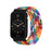 Nylon Braided Elastic Watch Band for Xiaomi Mi Band 7 Pro, Replacement Wrist Strap with Watch Case - Rainbow / Black - 2