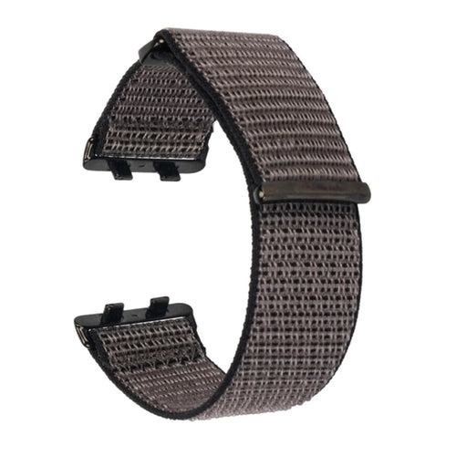 For Oppo Watch 3 Breathable Soft Watch Strap Replacement Adjustable Nylon Wrist Band - Grey / Black - 1