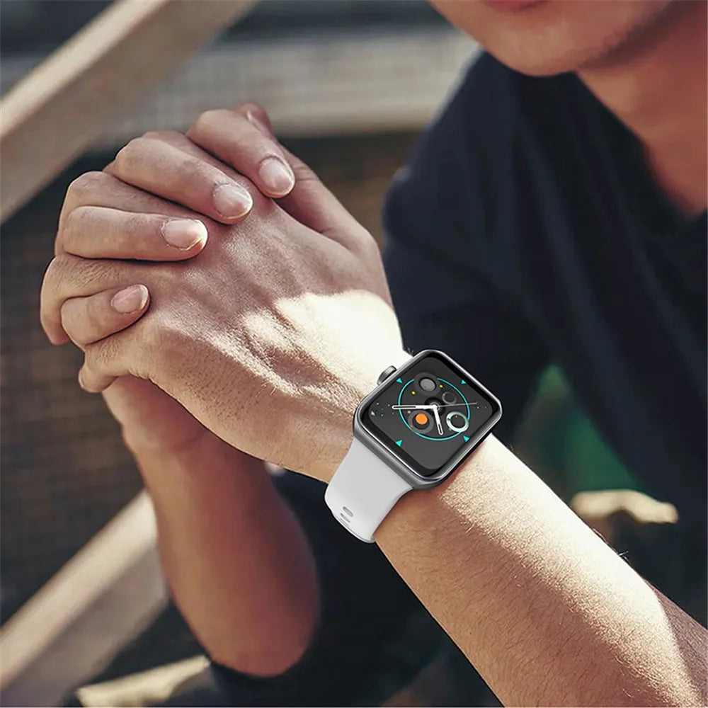 For Oppo Watch 3 Pro Smart Watch Band Soft Skin-friendly Silicone Replacement Strap Wristband - White - 4