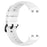 For Oppo Watch 3 Silicone Watch Band Soft Sport Replacement Watch Strap with Silver Buckle - White - 3