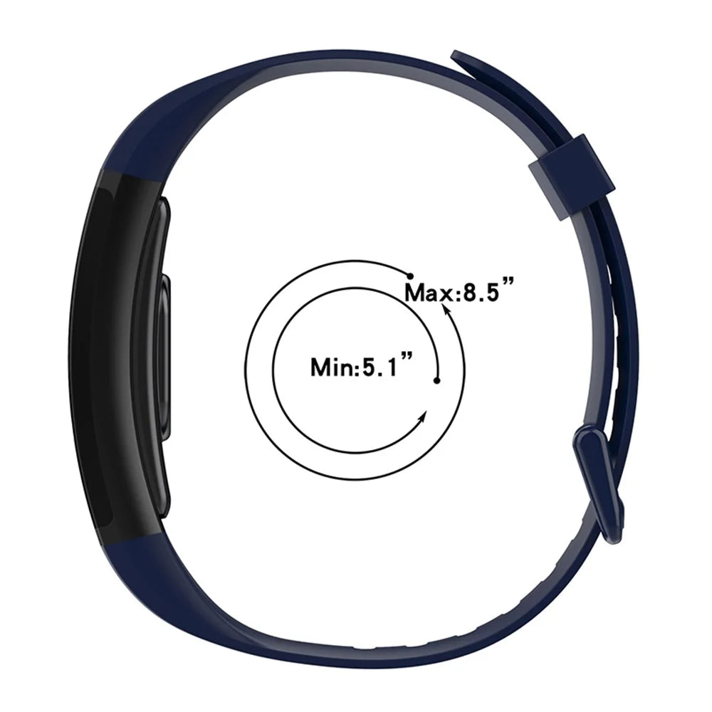 For Realme Band Sport Silicone Watch Strap 18mm Replacement Band Bracelet with Colorful Buckle - Black - 6