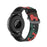 For Haylou Solar LS05 Camouflage Pattern Silicone Smart Watch Strap Replacement Watchband - Camouflage Red - 1
