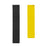 For Samsung Galaxy Watch3 45mm / Gear S3 Frontier Magnetic Quick Release Band 22mm Silicone Watch Strap Replacement, Size: S - Black / Yellow - 2